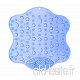 Herdegen Tapis de Douche Massant  Plastique  Bleu  40x40x2 cm - B00KQI4E9Y